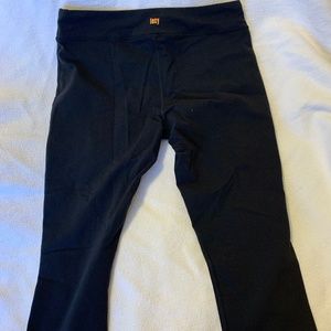 Lucy Black Crop workout pants